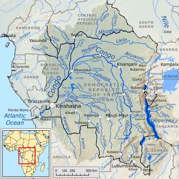 Los 20 R Os M S Largos Del Mundo P Gina 13 De 21 The Top Twenty Com   Congo River List Top 20 Longest Rivers Earth 